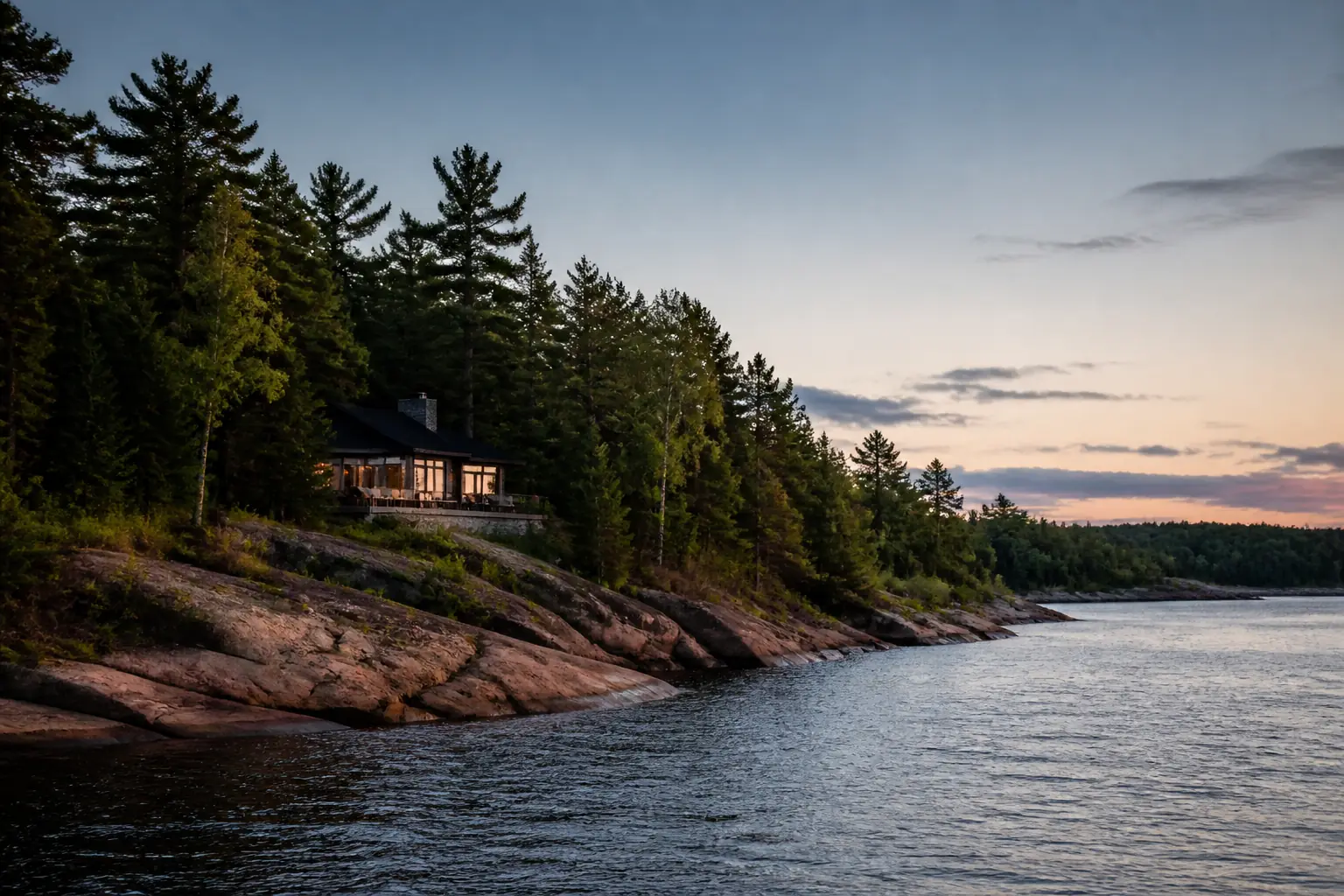 Northern Ontario waterfront community